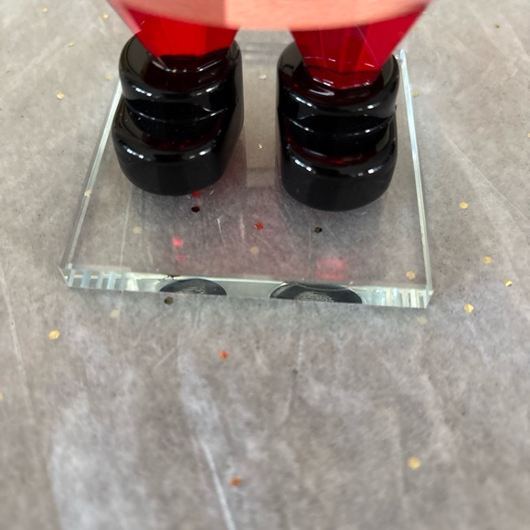 Crystal  Santa Claus Standing  Beautiful Piece 7” - Picture 6 of 12